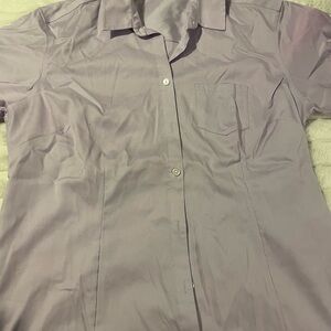 Eddie Bauer Purple Casual Button Down Shirt
